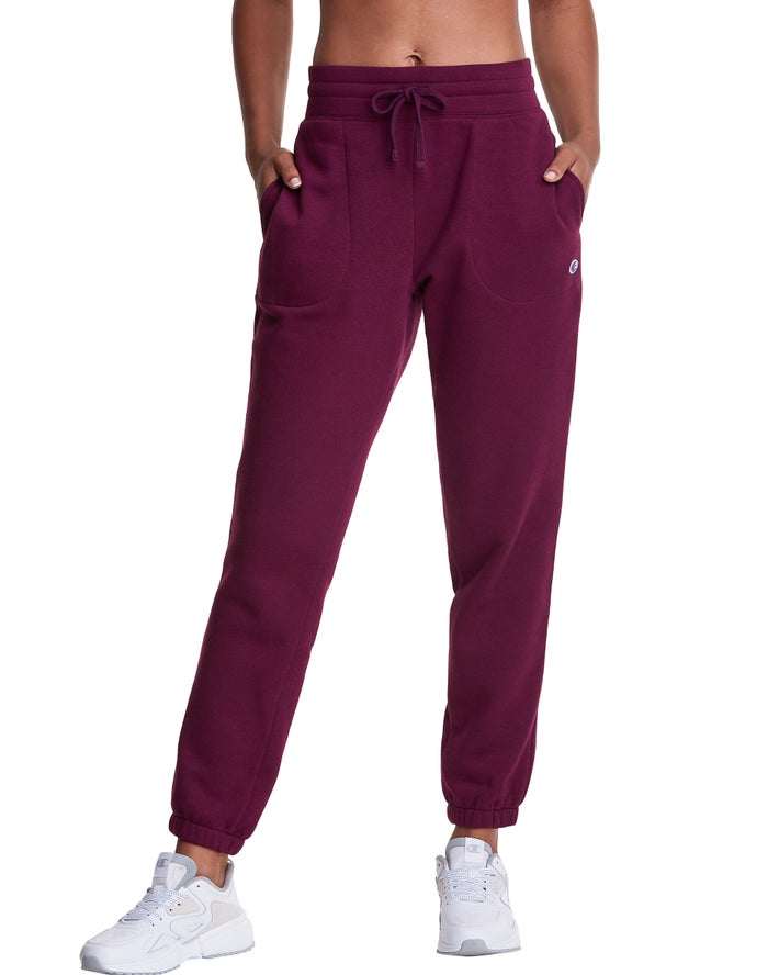 Champion Womens Joggers NZ - Lounge Dark Purple ( 1684-LFCTQ )